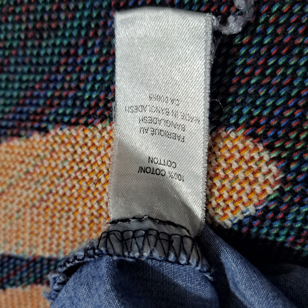 šDENIM BUTTON DOWN SHIRT-L - Picture 7 of 8